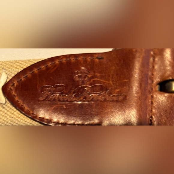 Brooks Brothers | men’s leather belt. Size: 48 - Picture 8 of 14